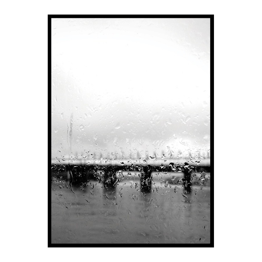 Poster Gallerix Behind Rain Drops