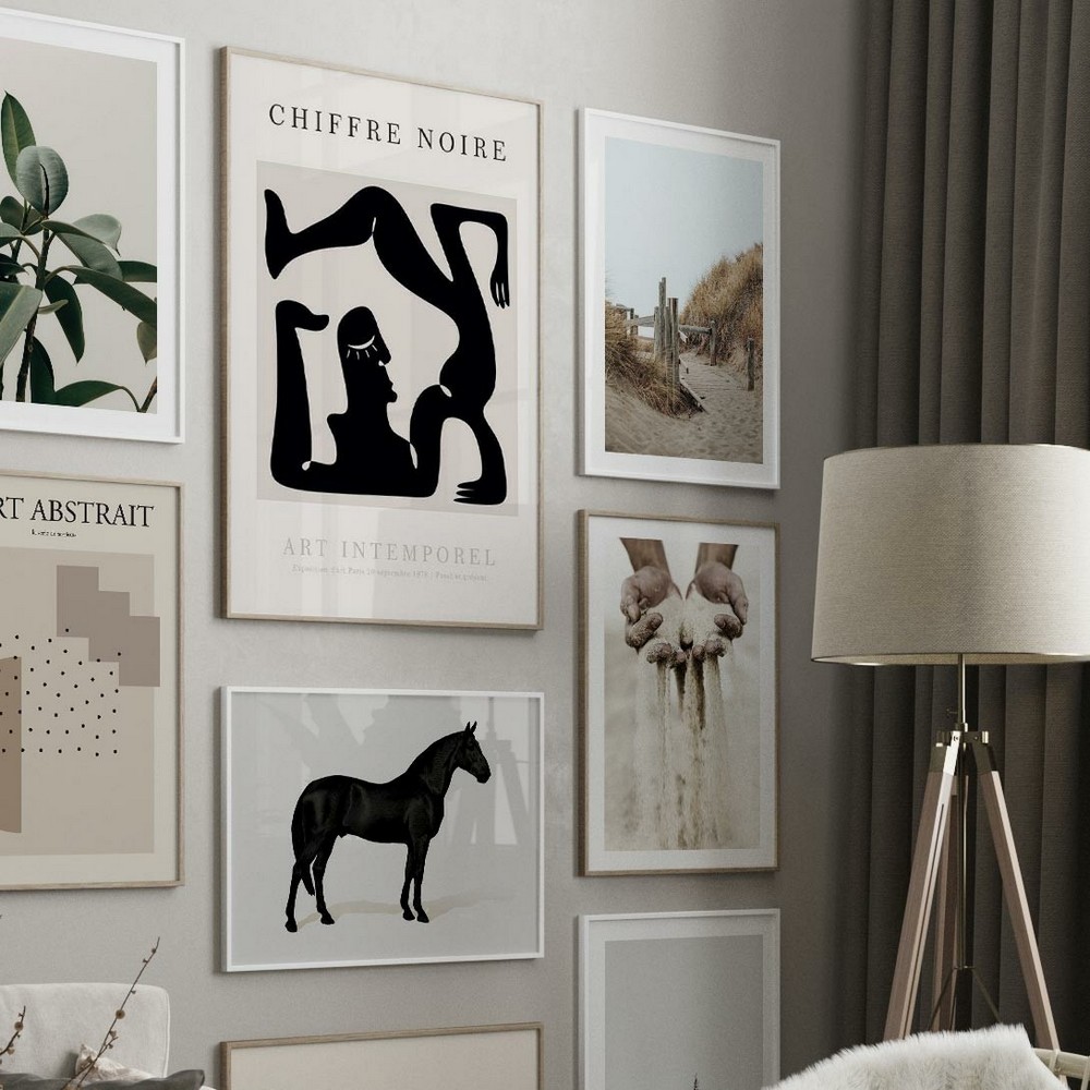 Poster Gallerix Chiffre Noire No1