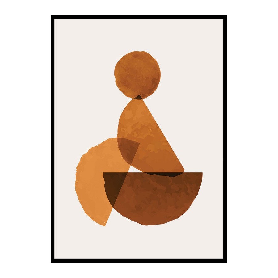 Poster Gallerix Abstract Maroon No1