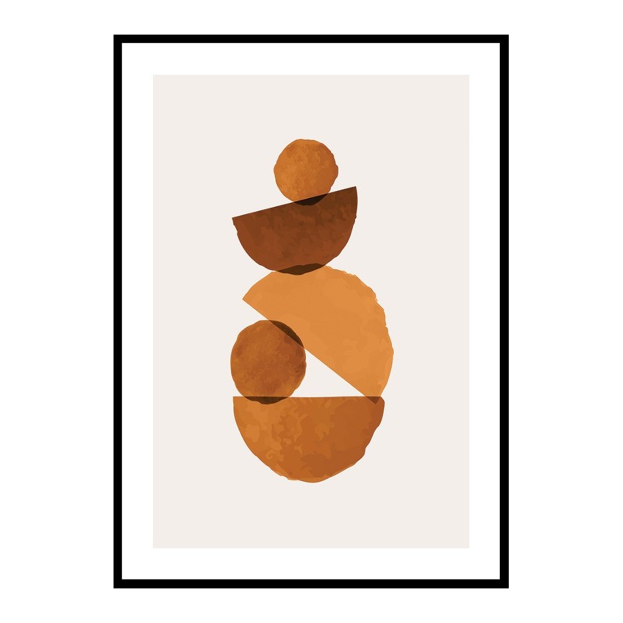 Poster Gallerix Abstract Maroon No2