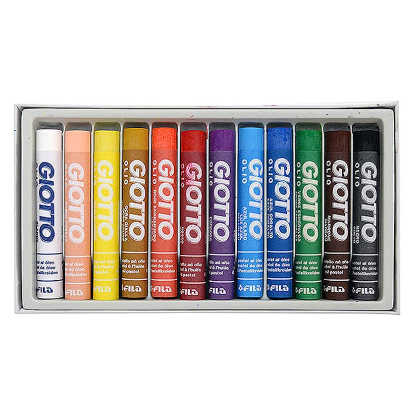 Oljepastellkritor Giotto 12 Färger
