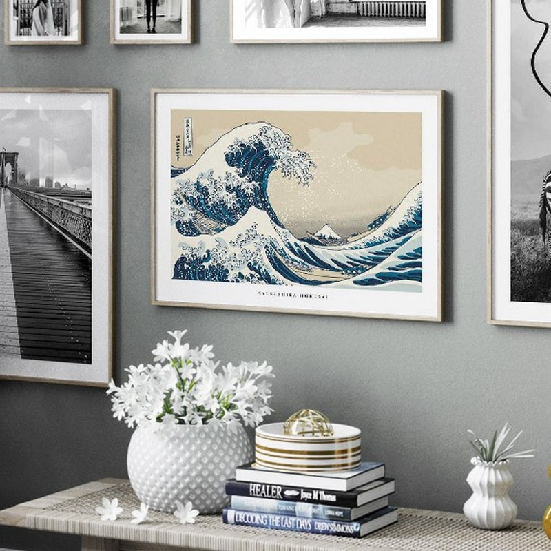 Poster Gallerix The Great Wave By Katsushika Hokusai