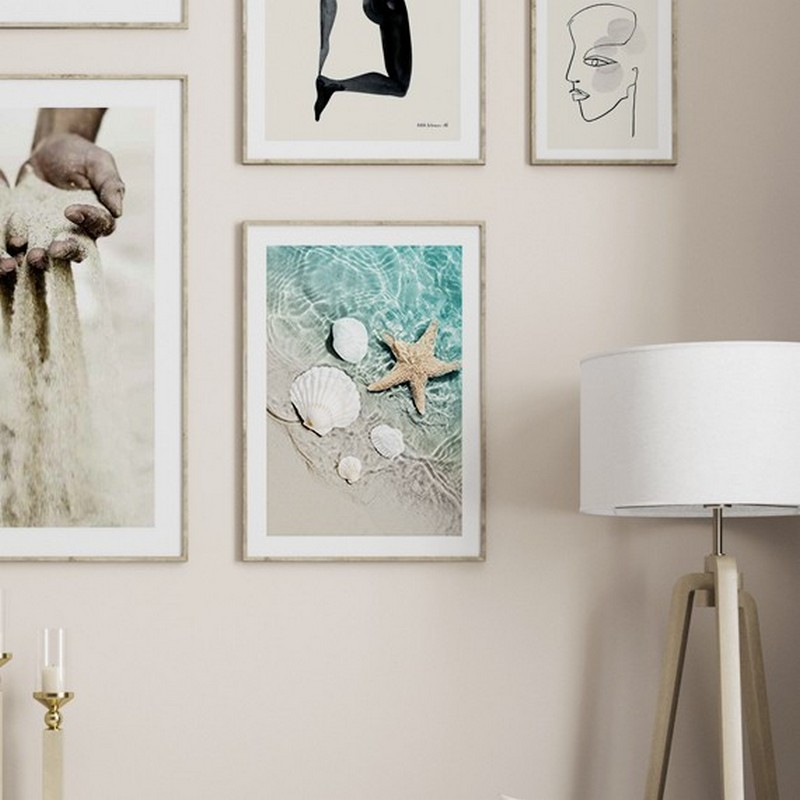 Poster Gallerix Starfish And Seashell