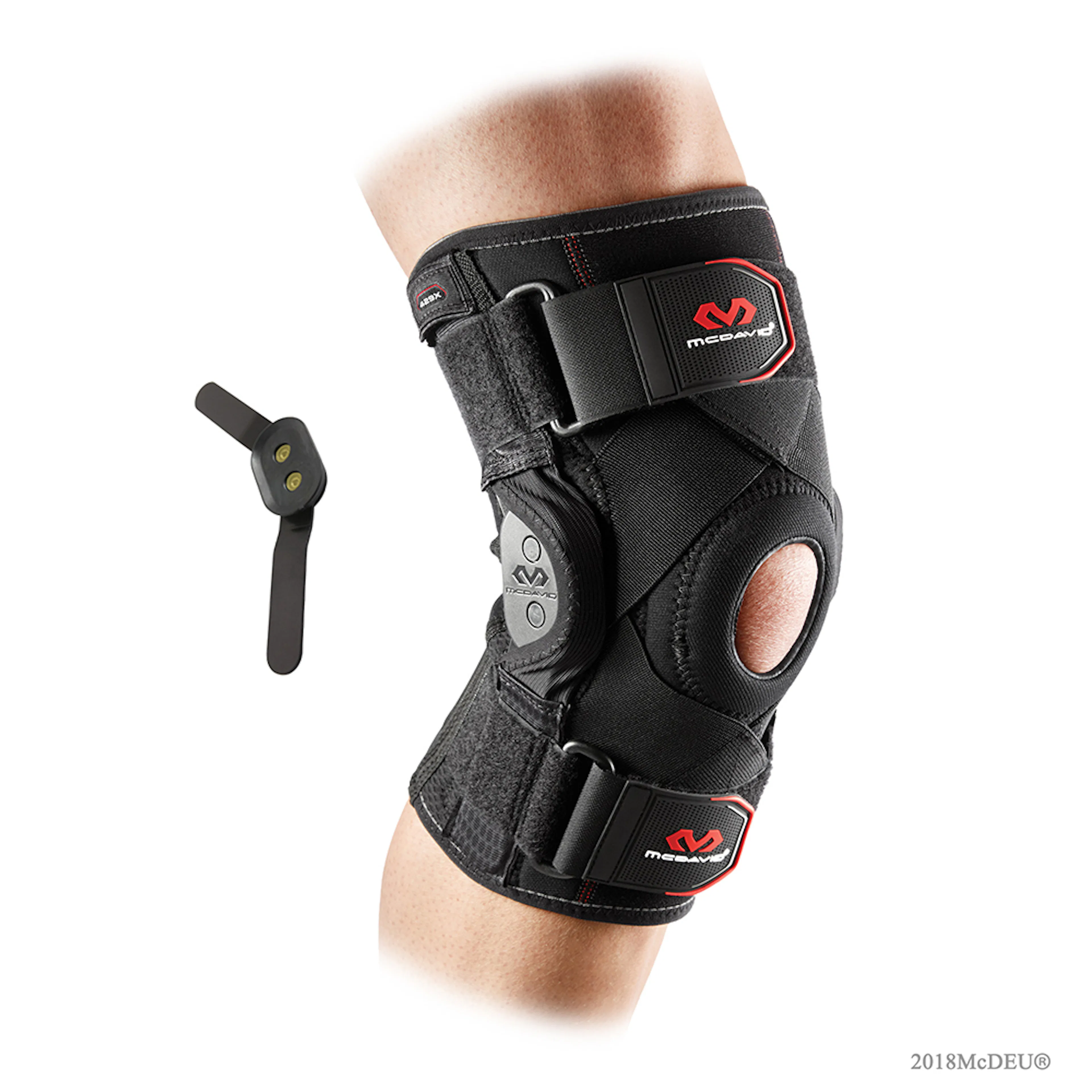 Knäskydd McDavid Hinged Crossing Straps