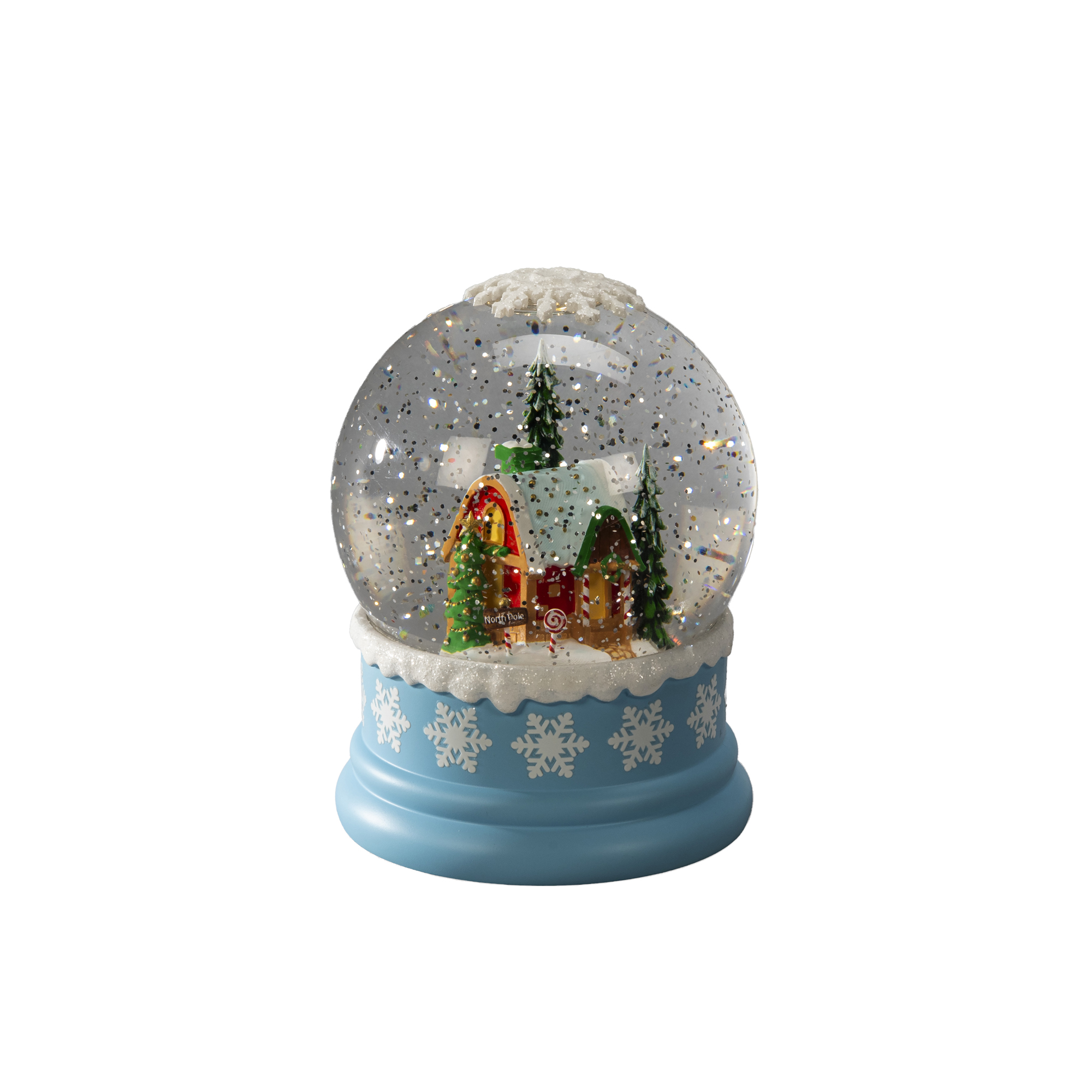 Snöglob Gnosjö Konstsmide Vattenfylld lykta Nordpolen LED