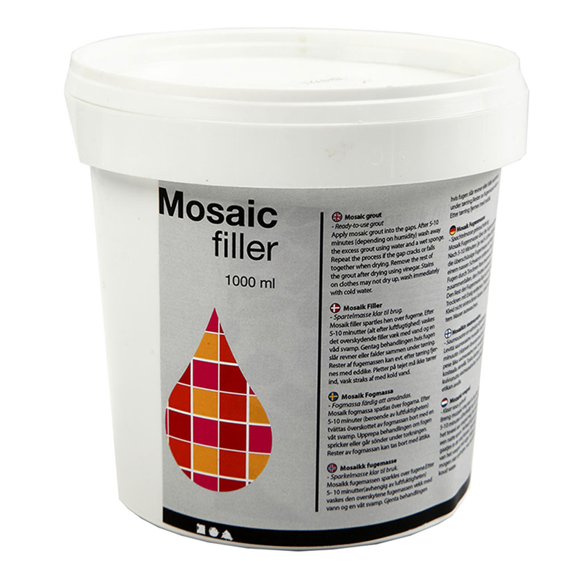 Mosaikfiller ABA Skol 1 l Vit