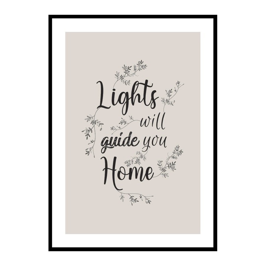 Poster Gallerix Lights Will Guide You Home