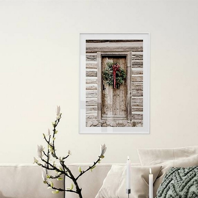 Poster Gallerix Christmas Wreath On Door
