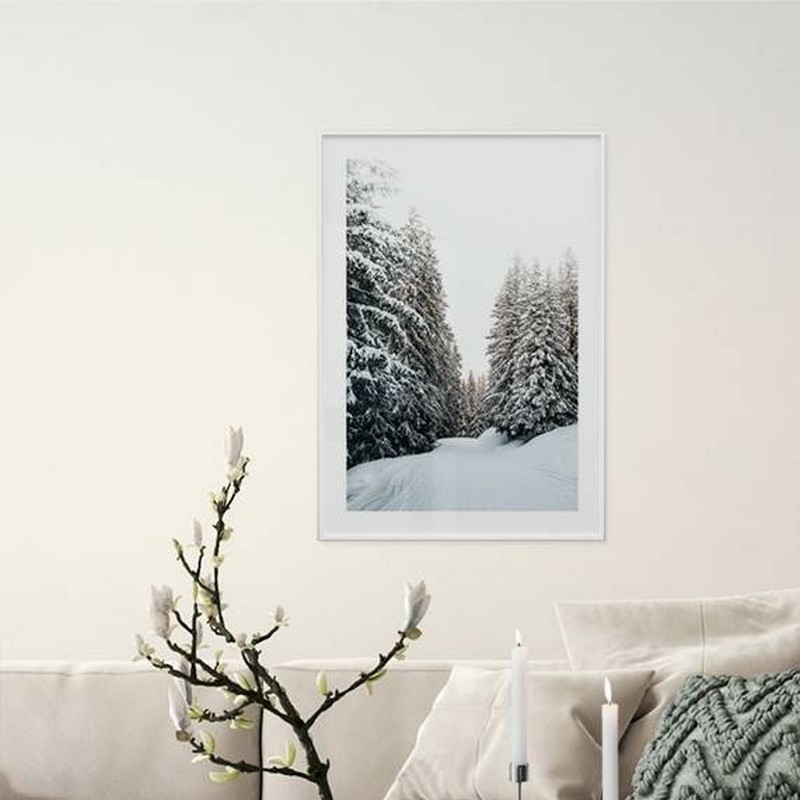Poster Gallerix Snow Covered Road