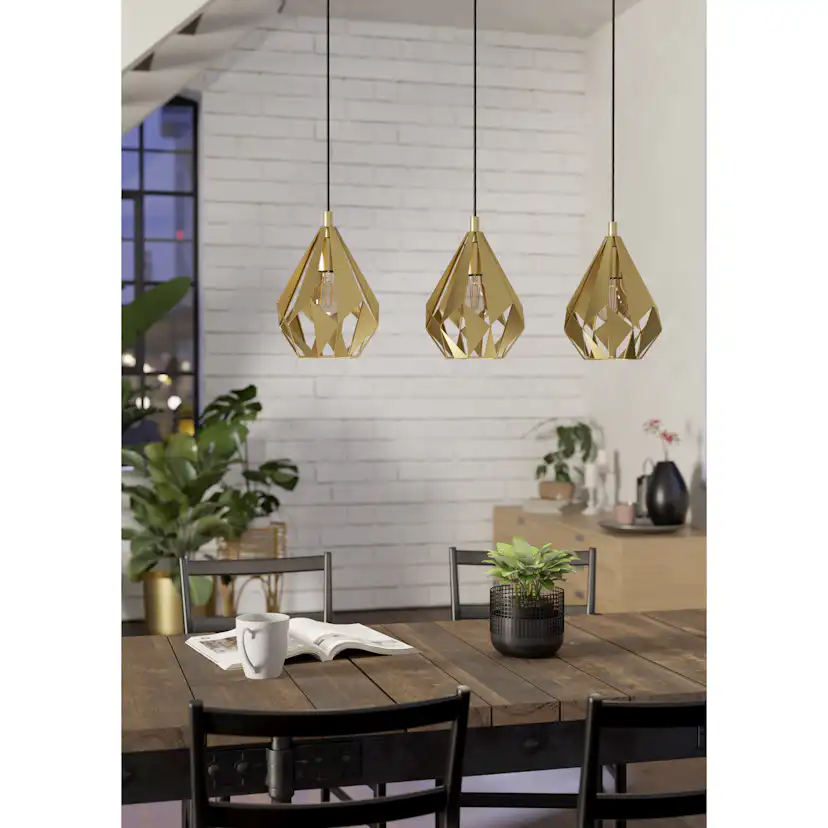 Taklampa Eglo Carlton med 3 lampor