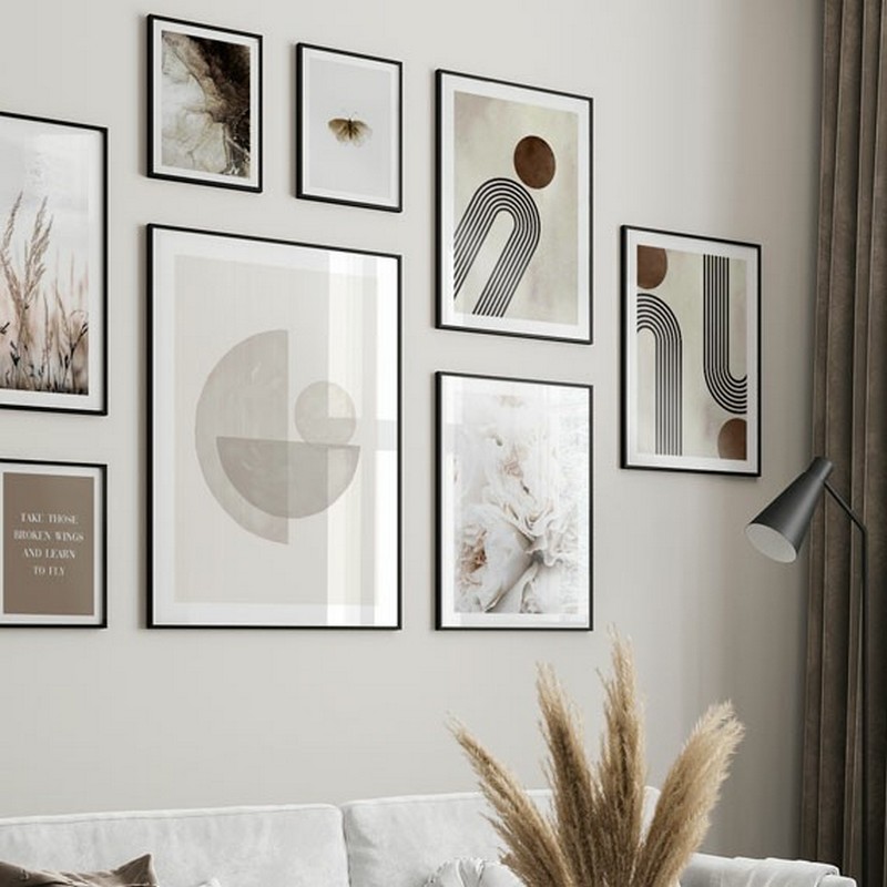 Poster Gallerix Abstract Circles No3