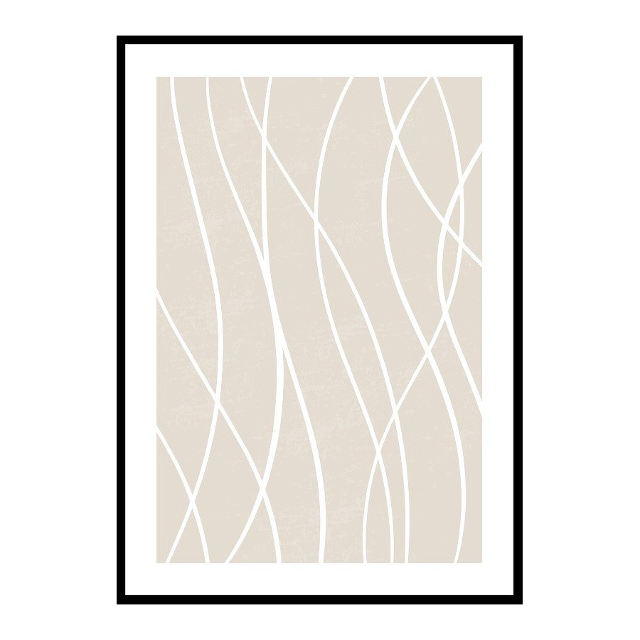 Poster Gallerix White Line Art