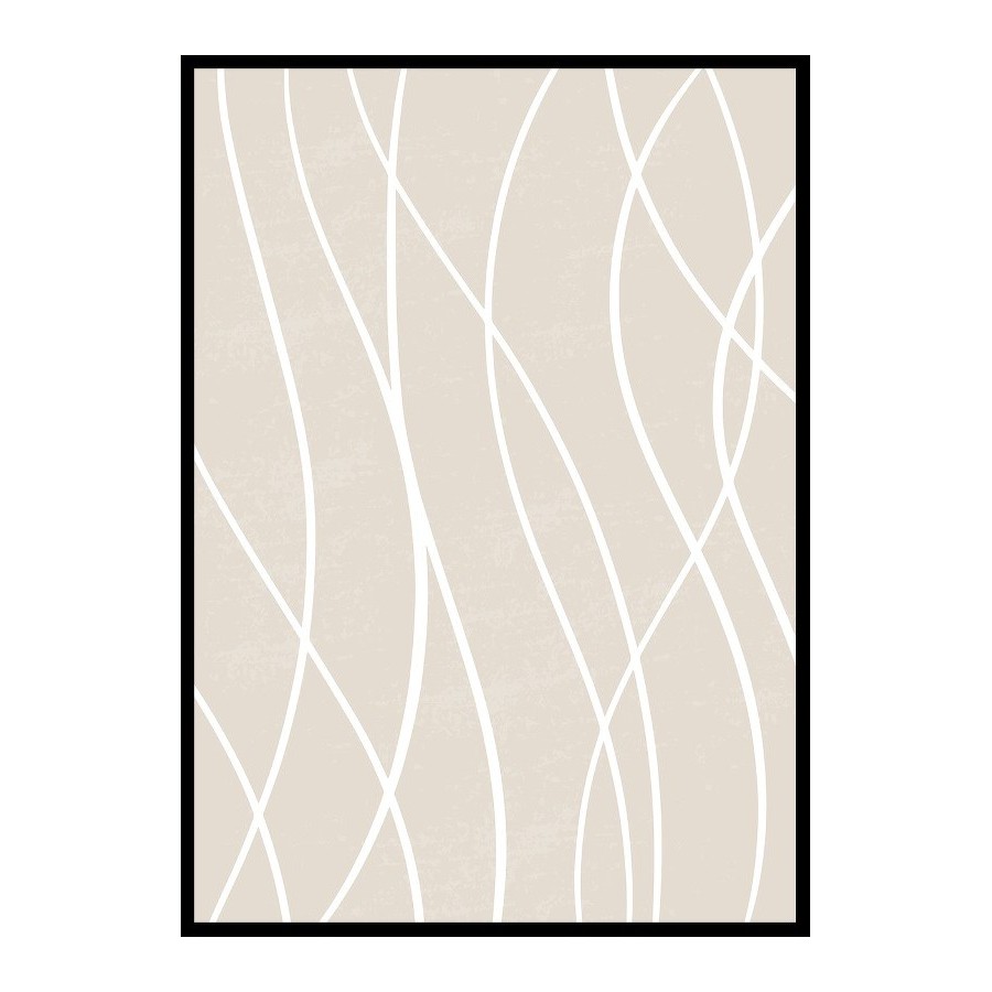 Poster Gallerix White Line Art