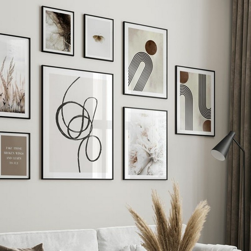 Poster Gallerix Line Art Knot