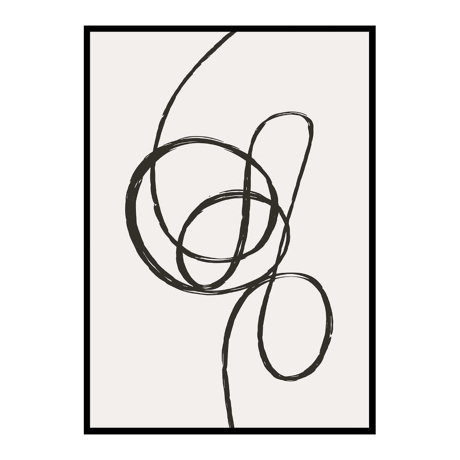 Poster Gallerix Line Art Knot