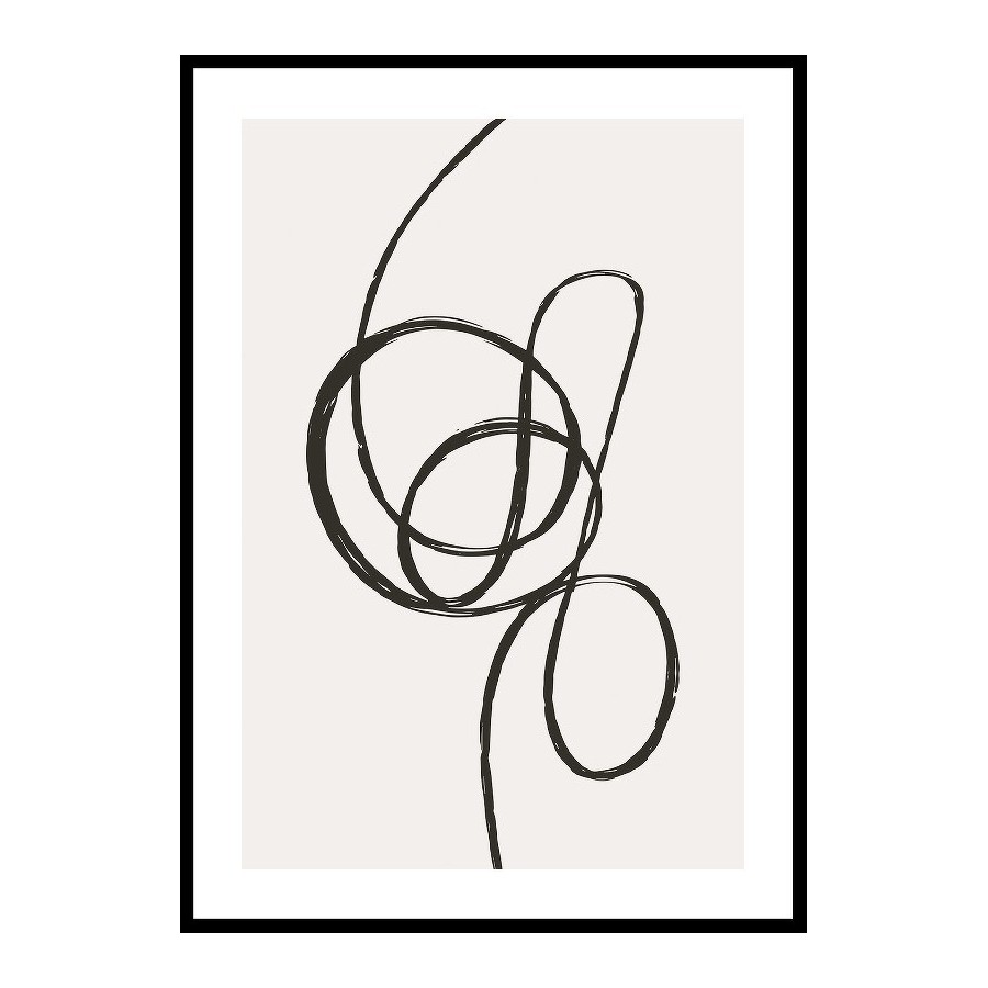 Poster Gallerix Line Art Knot