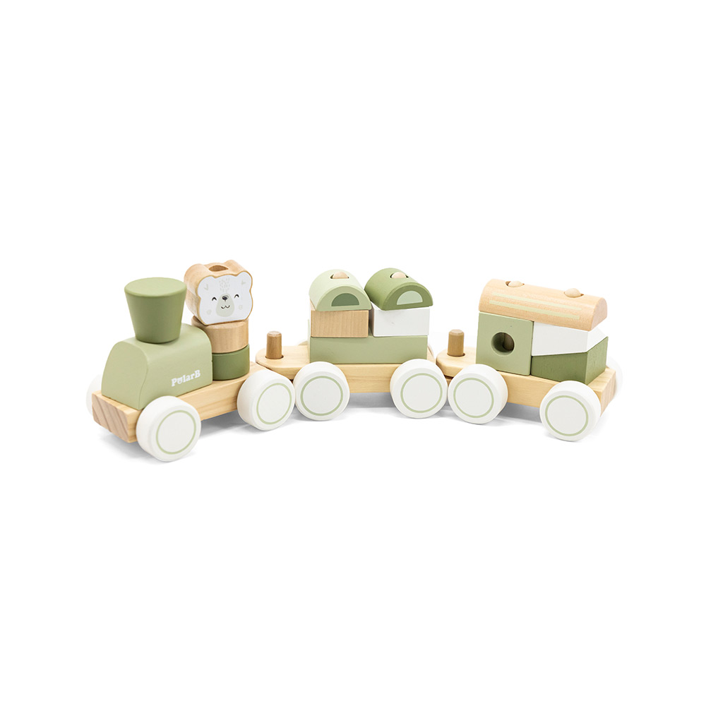 Leksak Viga Klosståg Grön