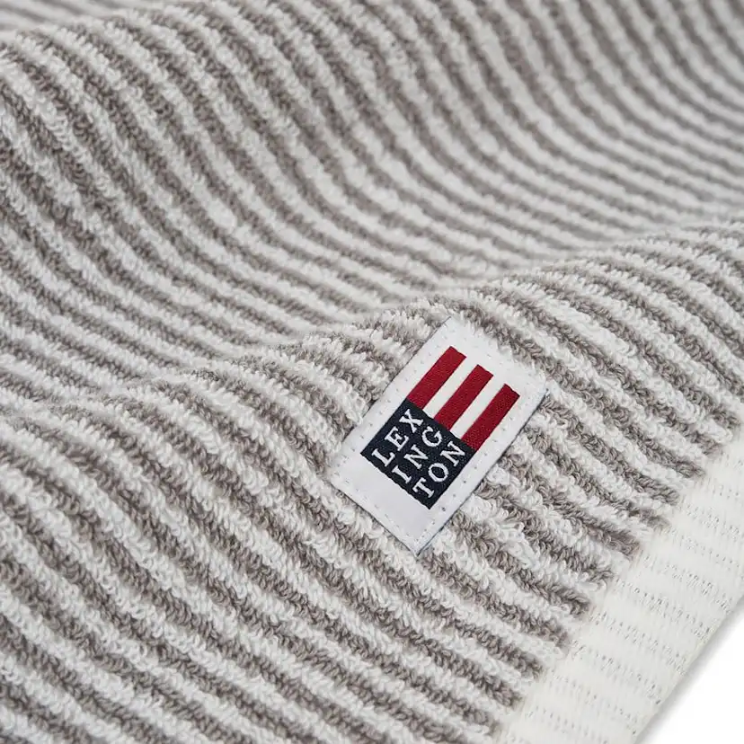 Handduk Lexington Icons Original Striped White-Gray