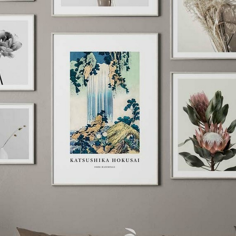 Poster Gallerix Yoro Waterfall By Katsushika Hokusai
