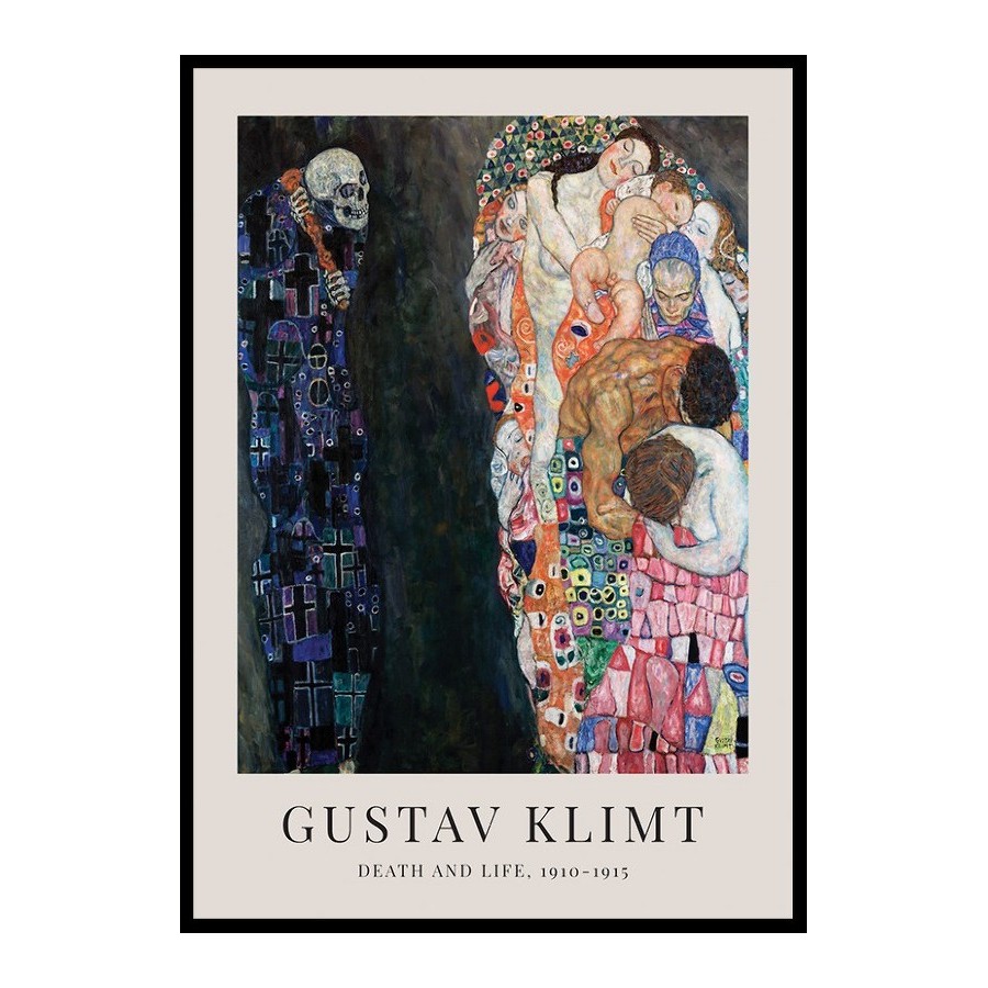 Poster Gallerix Death And Life By Gustav Klimt