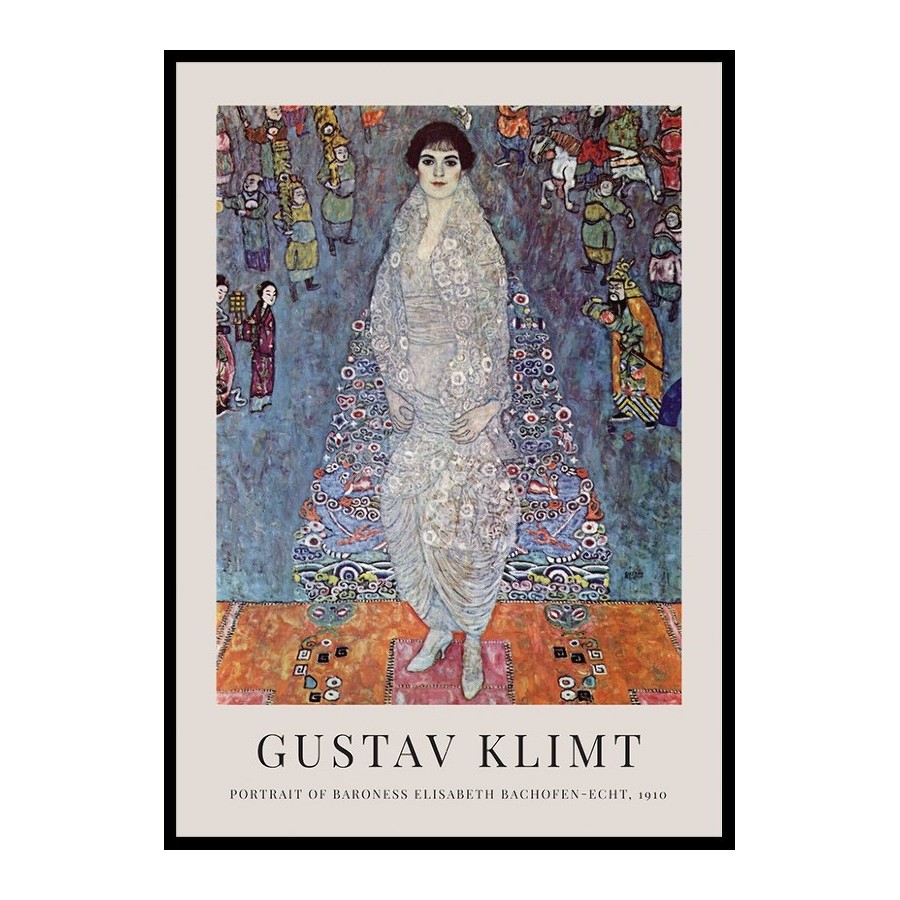 Poster Gallerix Portrait Of Baroness By Gustav Klimt