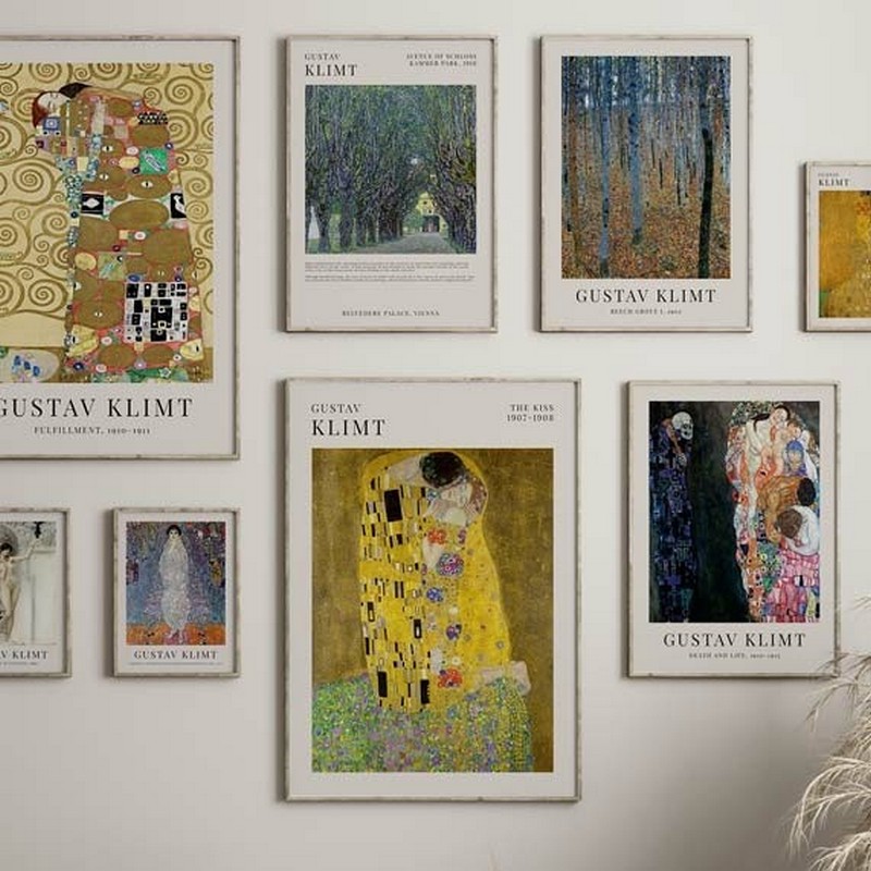 Poster Gallerix The Kiss By Gustav Klimt