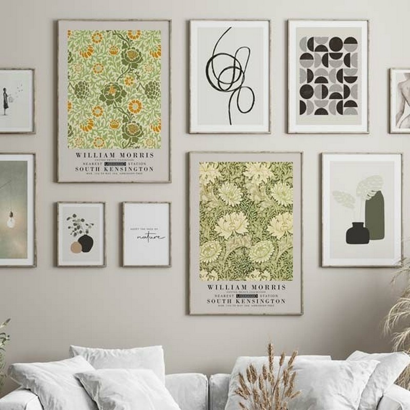 Poster Gallerix William Morris Chrysanthemum