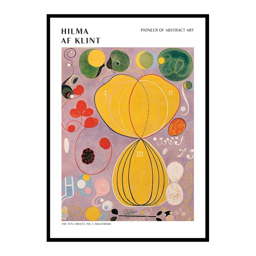 Poster Gallerix The Ten Largest No7 By Hilma Af Klint