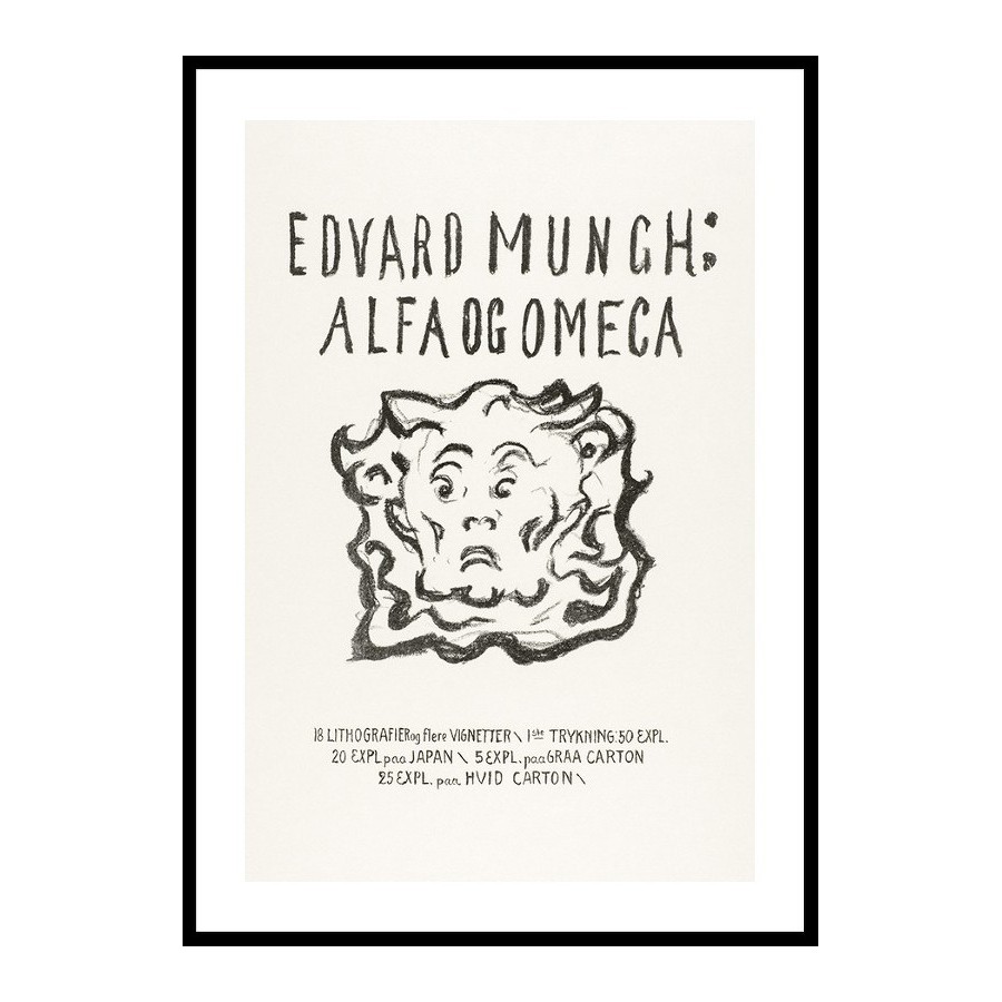 Poster Gallerix Alpha And Omega By Edvard Munch