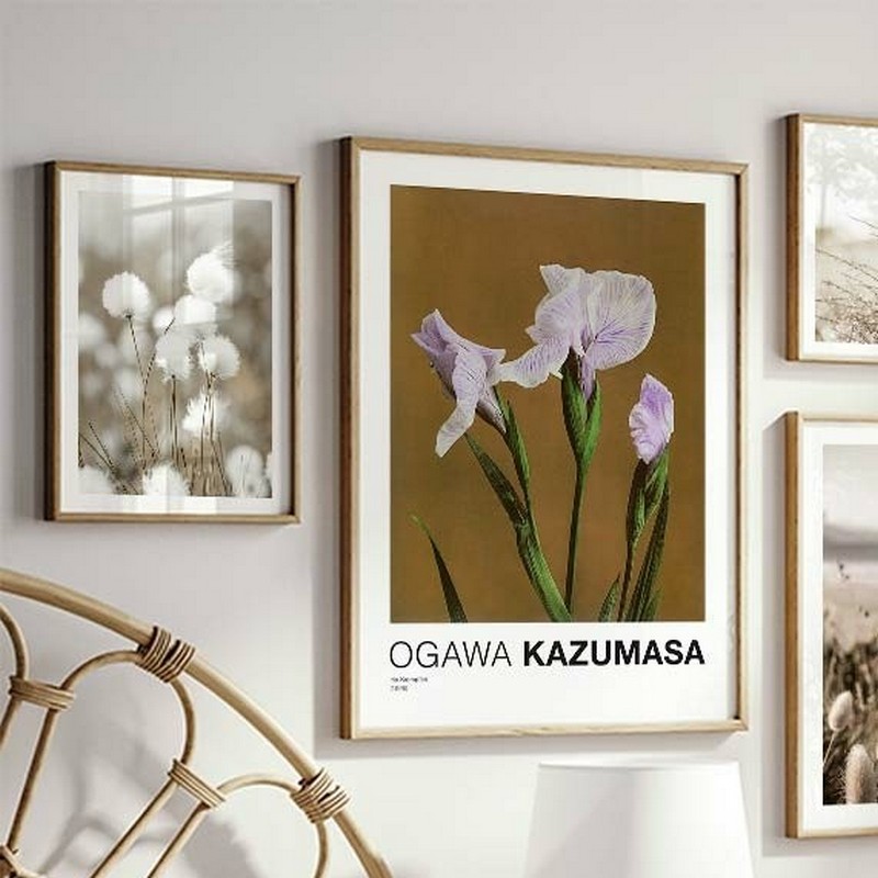 Poster Gallerix Iris Kæmpferi By Kazumasa Ogawa