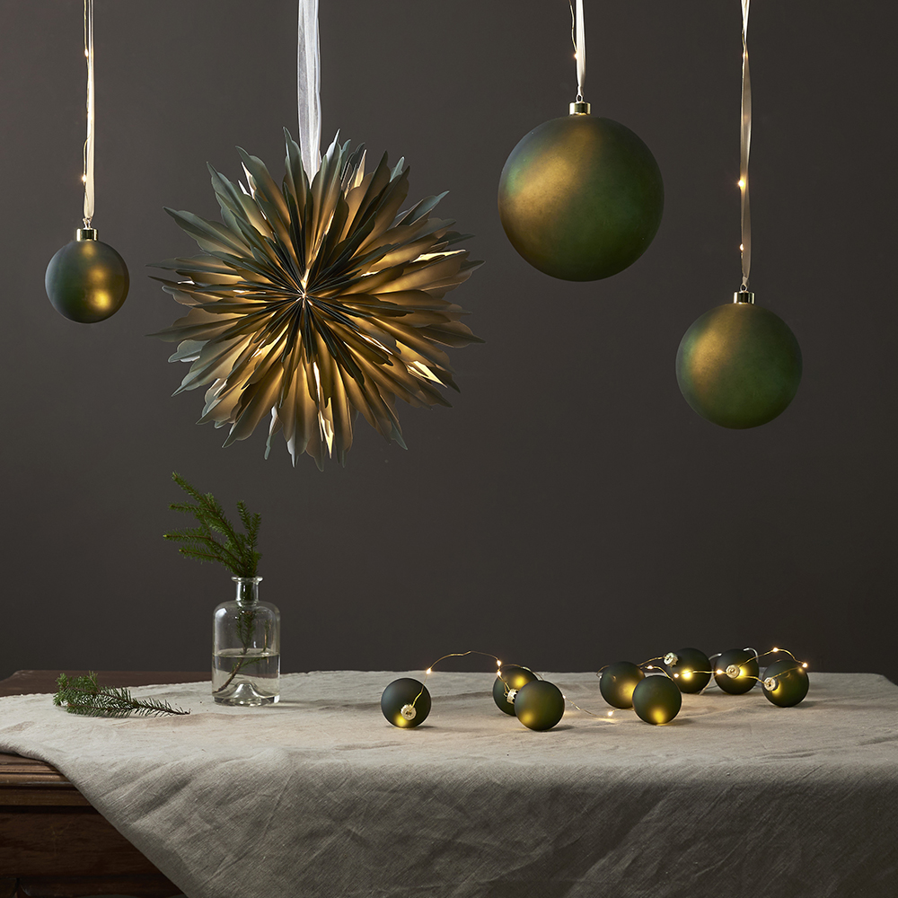 Glaskula Star Trading Bliss Grön