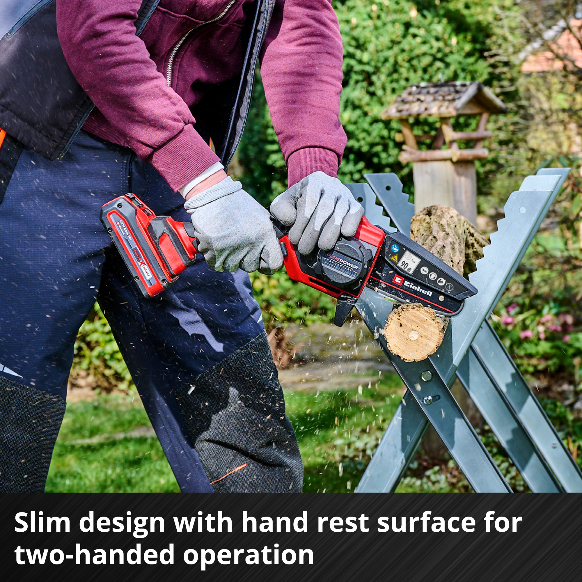 Grensågskit Einhell GE-PS 18/15 Li Bag KIT Sladdlös med 2,5 Ah Batteri