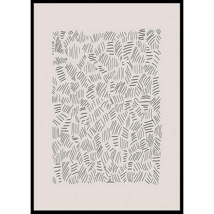 Poster Gallerix Abstract Mess Pattern Storlek: 21x30 cm- 4603-21x30