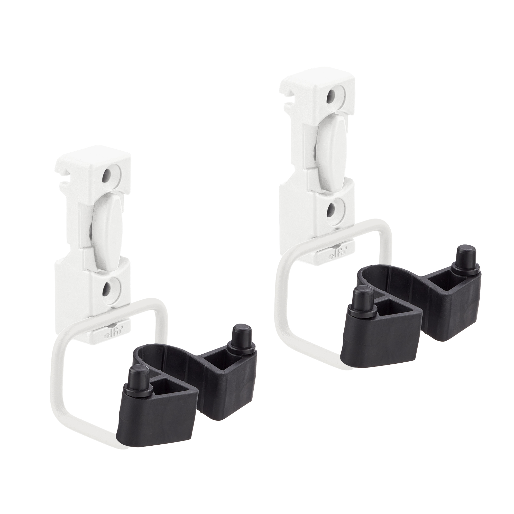 Redskapshållare Elfa Classic Stor Hållare för Förvaringslist 2-pack