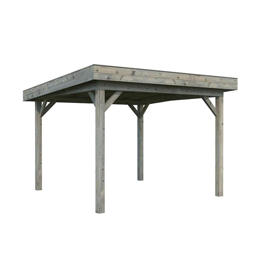 Uterum Palmako Lenna 8,3 m2 Behandling: Impregnerad grå