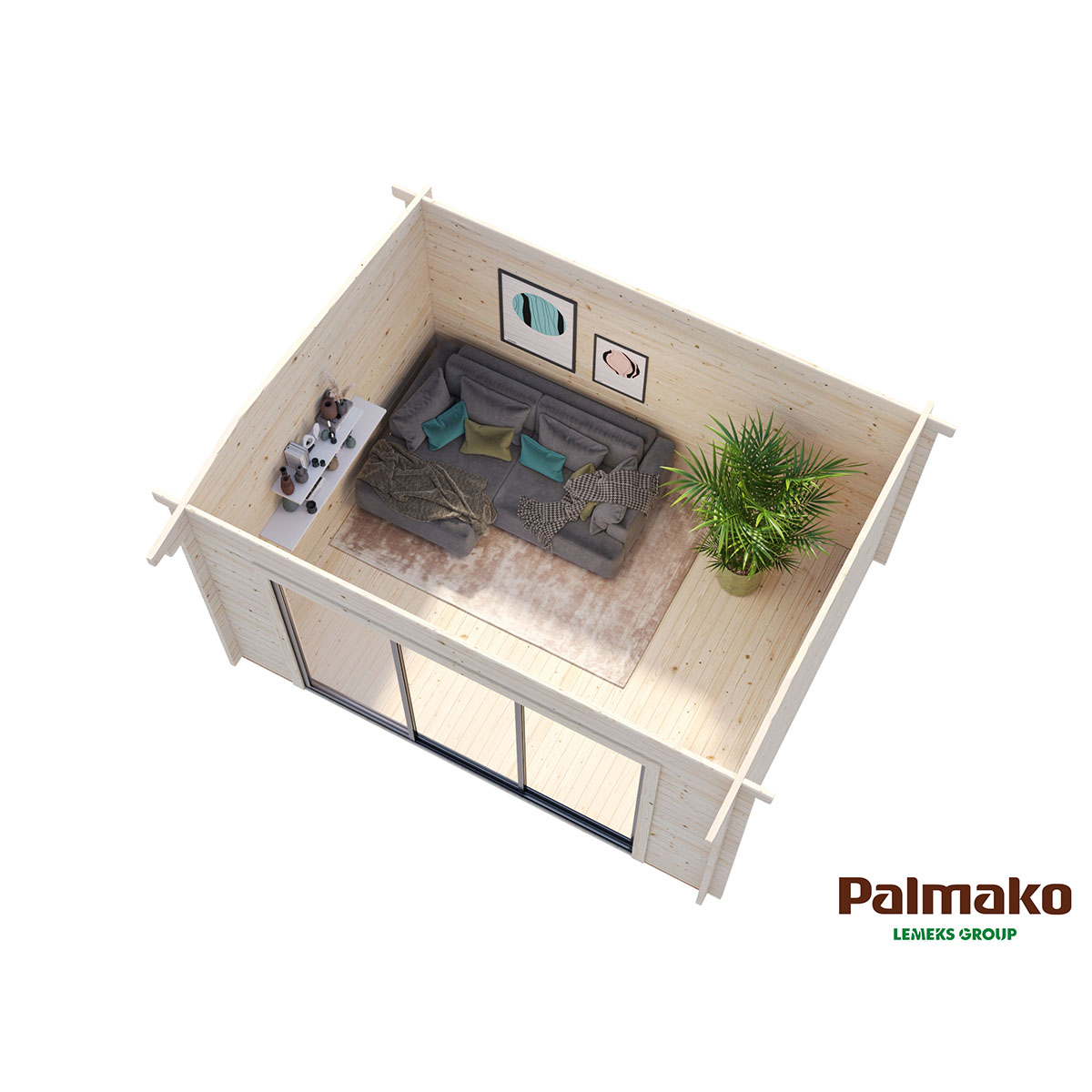 Stuga Palmako Ines 11,7 m2 (inv. 11,1 m2)