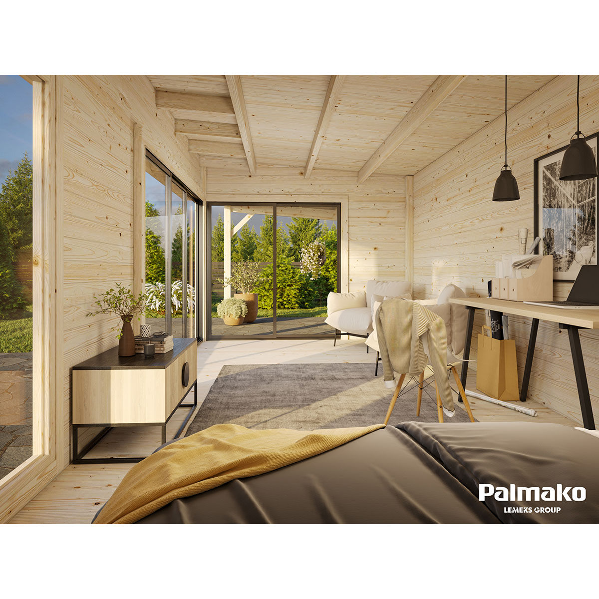 Stuga Palmako Andrea 26,2 m2 (inv. 17,1 m2)