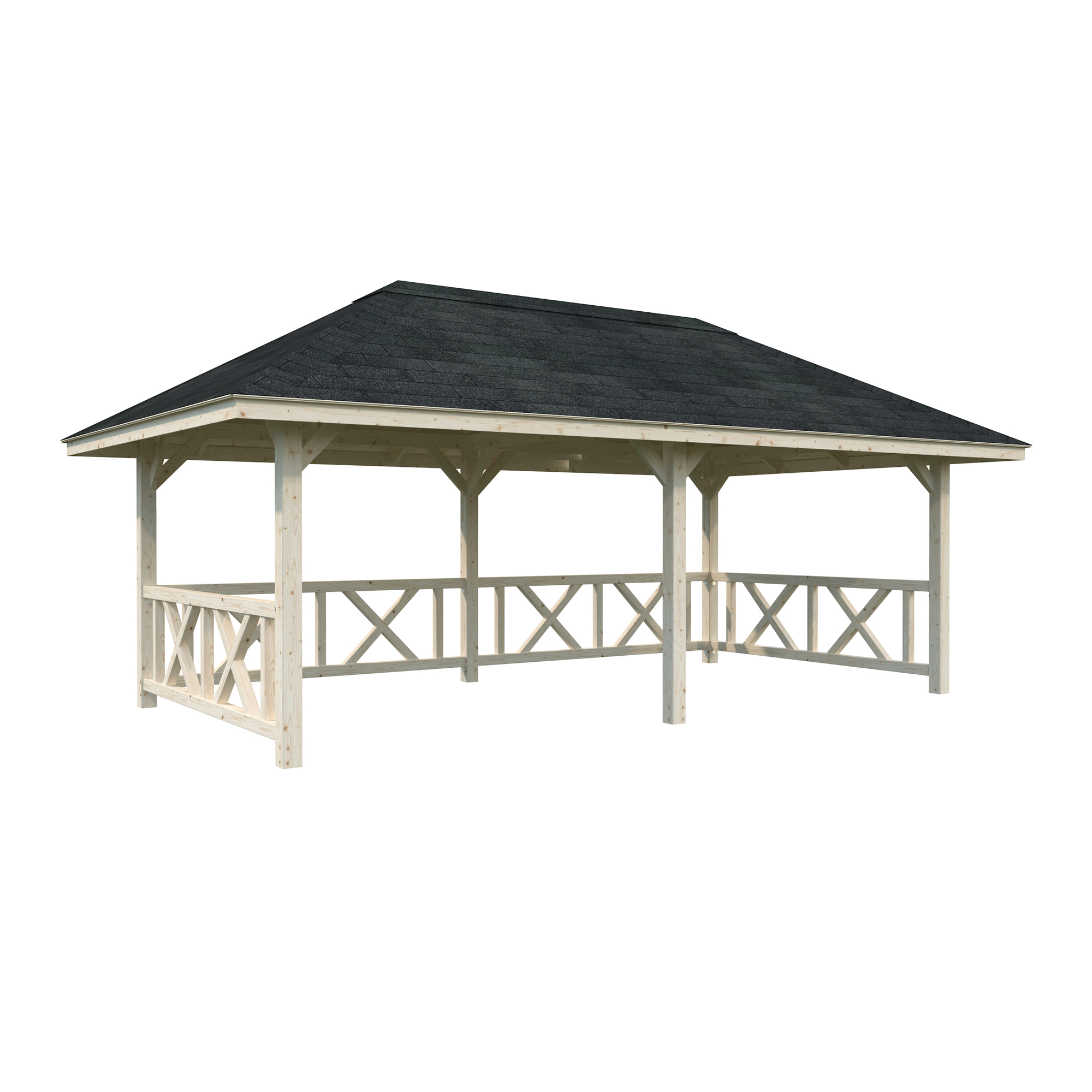 Paviljong Palmako Bianca 16,6 m2 Set 107