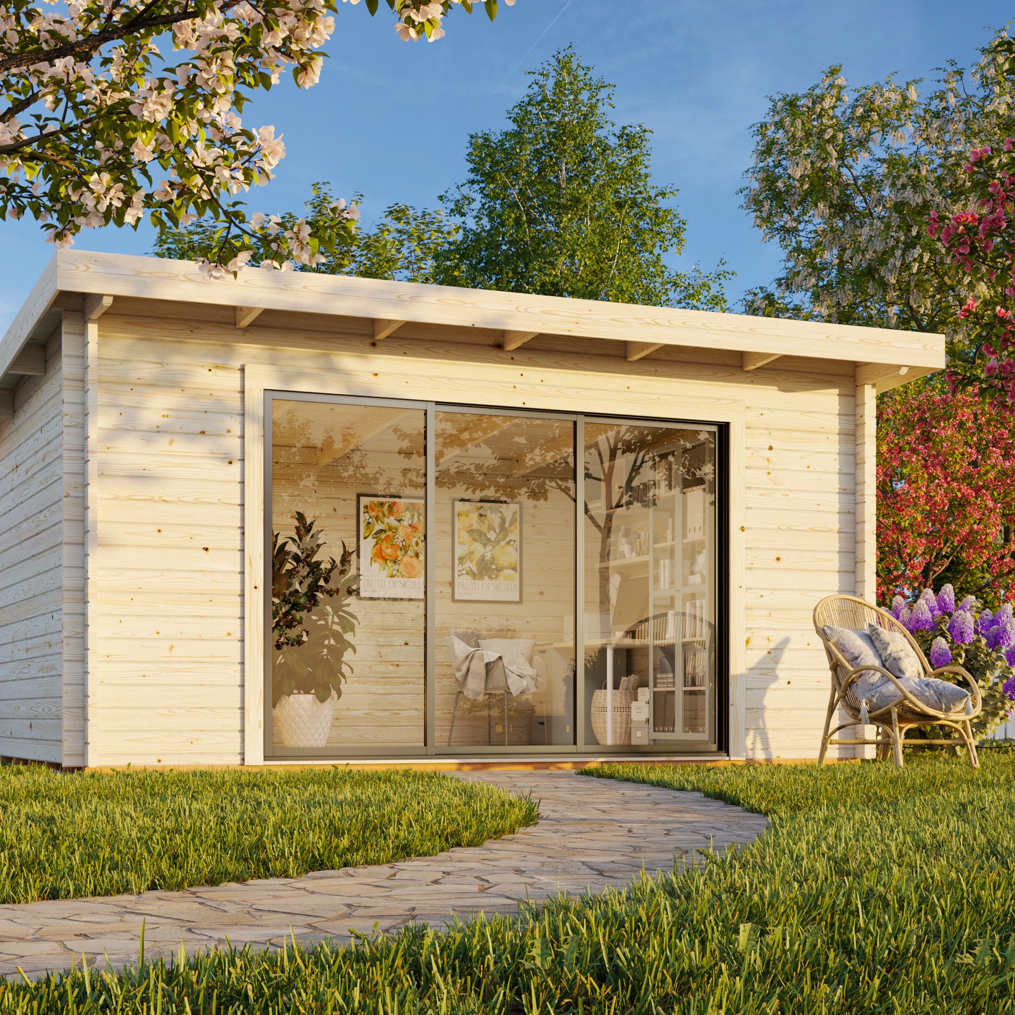 Stuga Palmako Lea 14,9 m2 (inv. 14,2 m2)