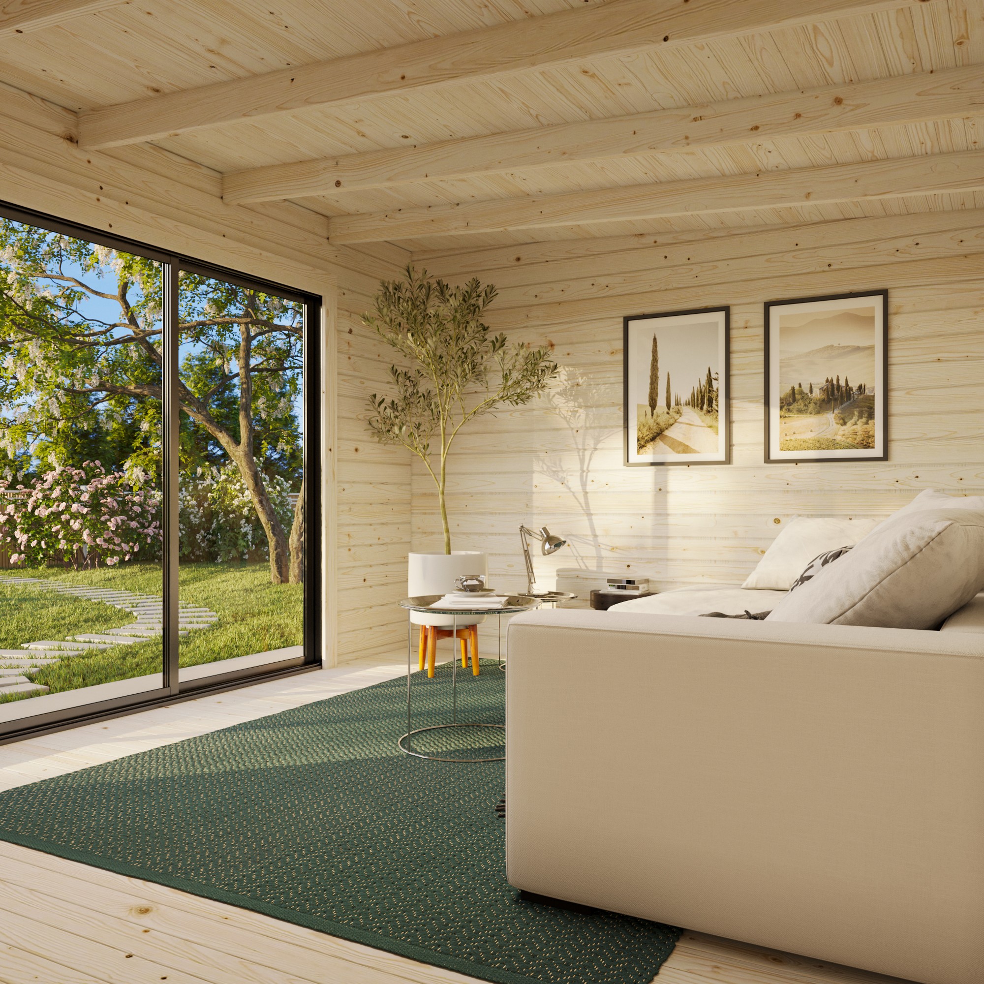 Stuga Palmako Lea 14,9 m2 (inv. 14,2 m2)