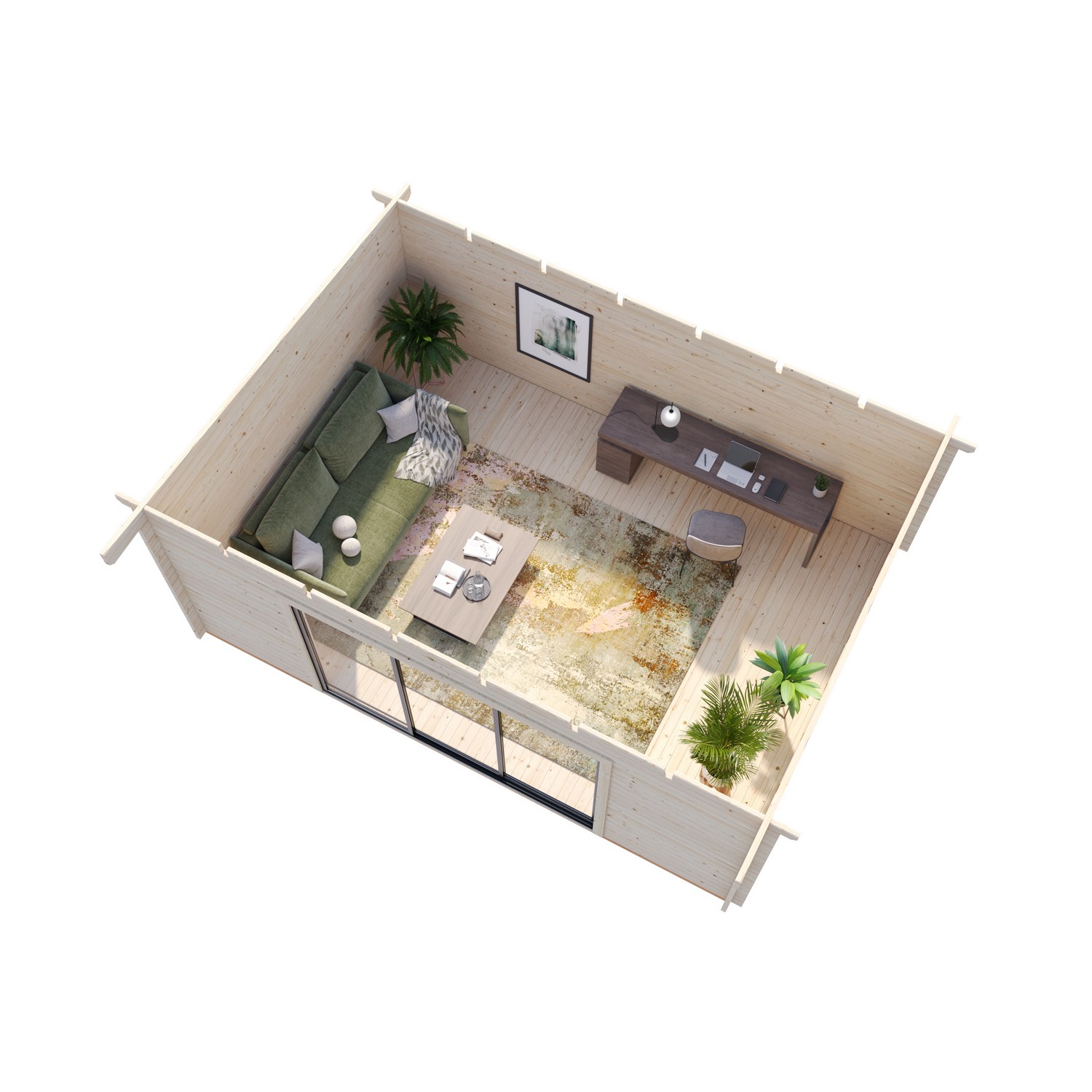 Stuga Palmako Lea 20,1 m2 (inv. 19,4 m2)