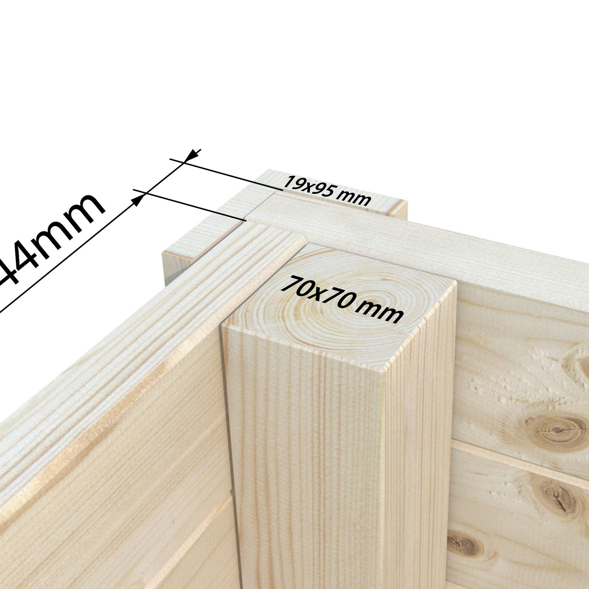 Stuga Palmako Andrea 20,0 m2 (inv. 11,2 m2)