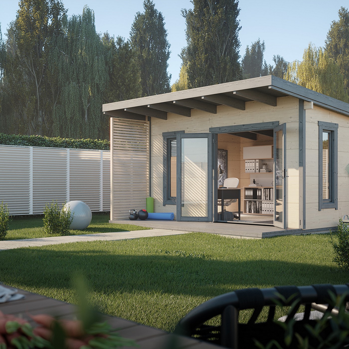 Trädgårdshus Palmako Grace 15,4 m2