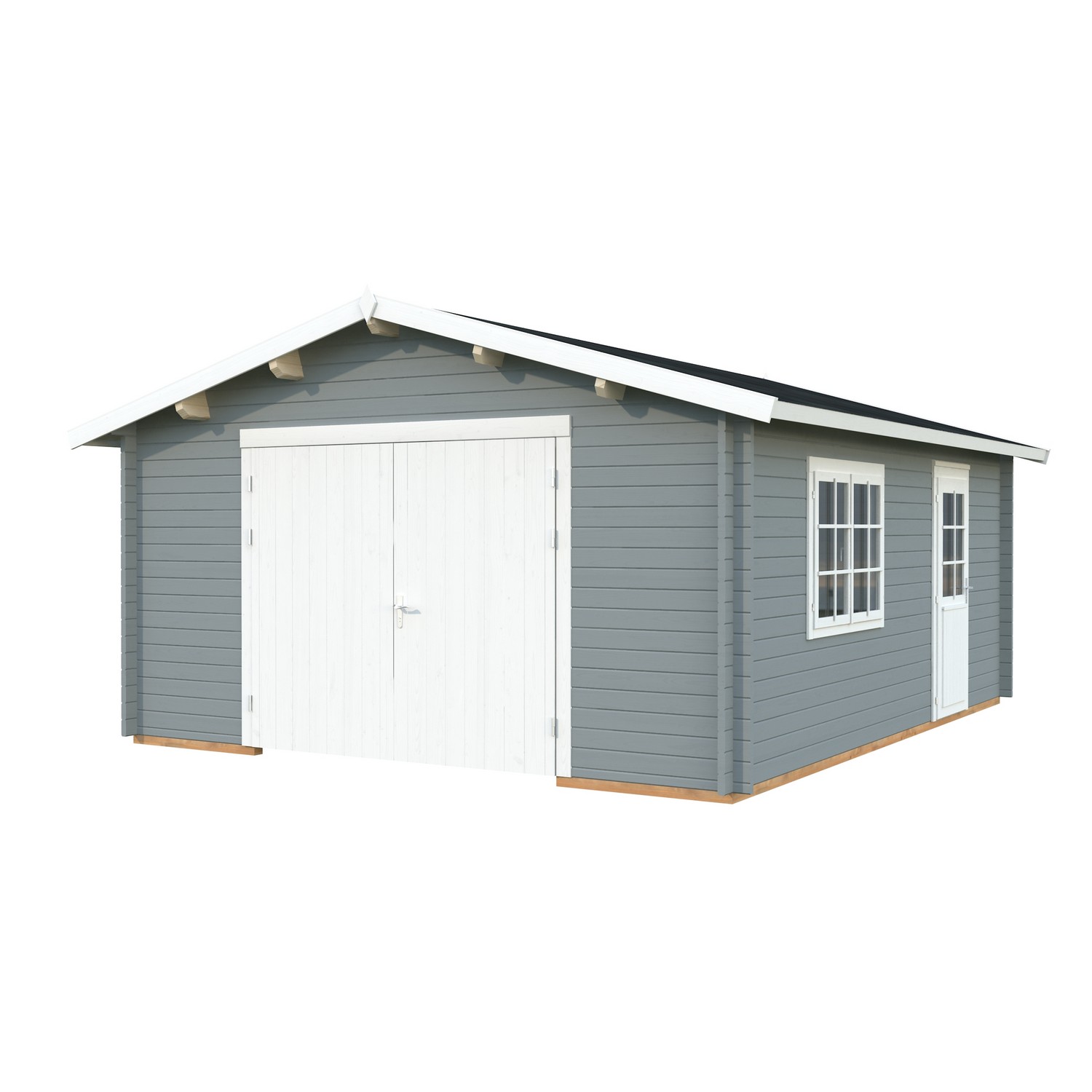 Garage Palmako Roger 23,9 m2 med Dörr