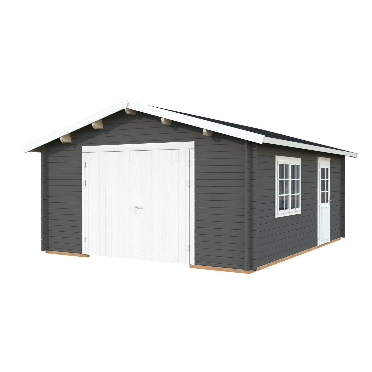 Garage Palmako Roger 23,9 m2 med Dörr