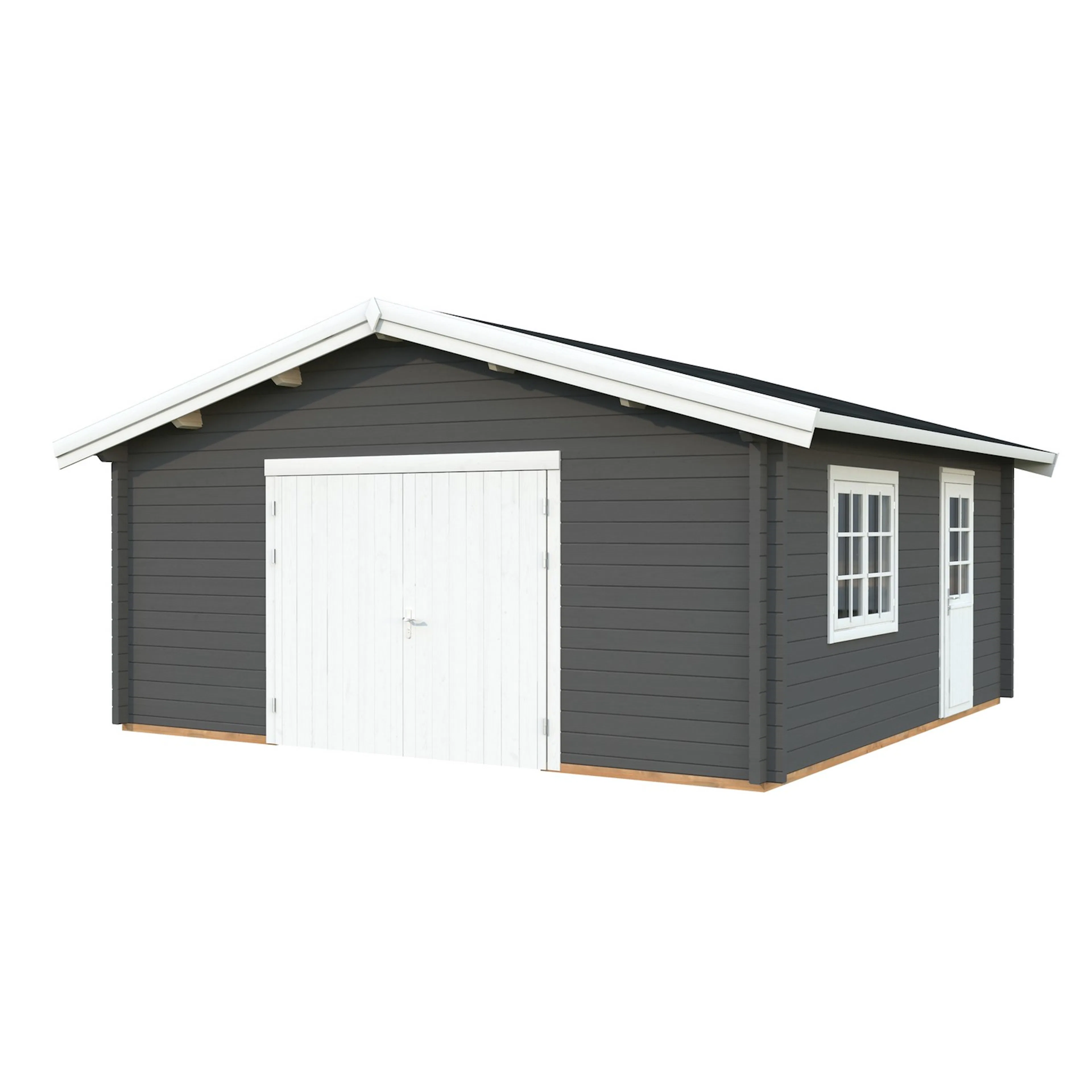 Mörkgrå/Vit