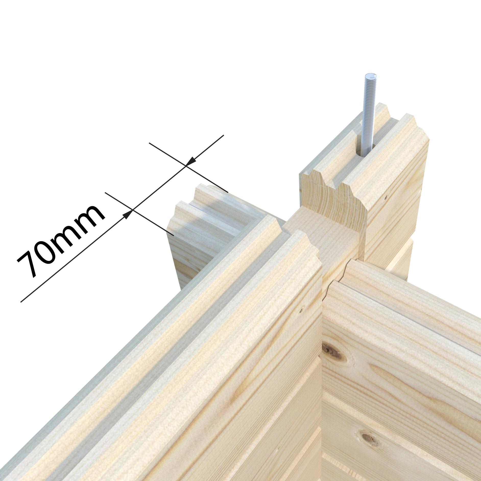 Trädgårdshus Cecilia 34,6 m2