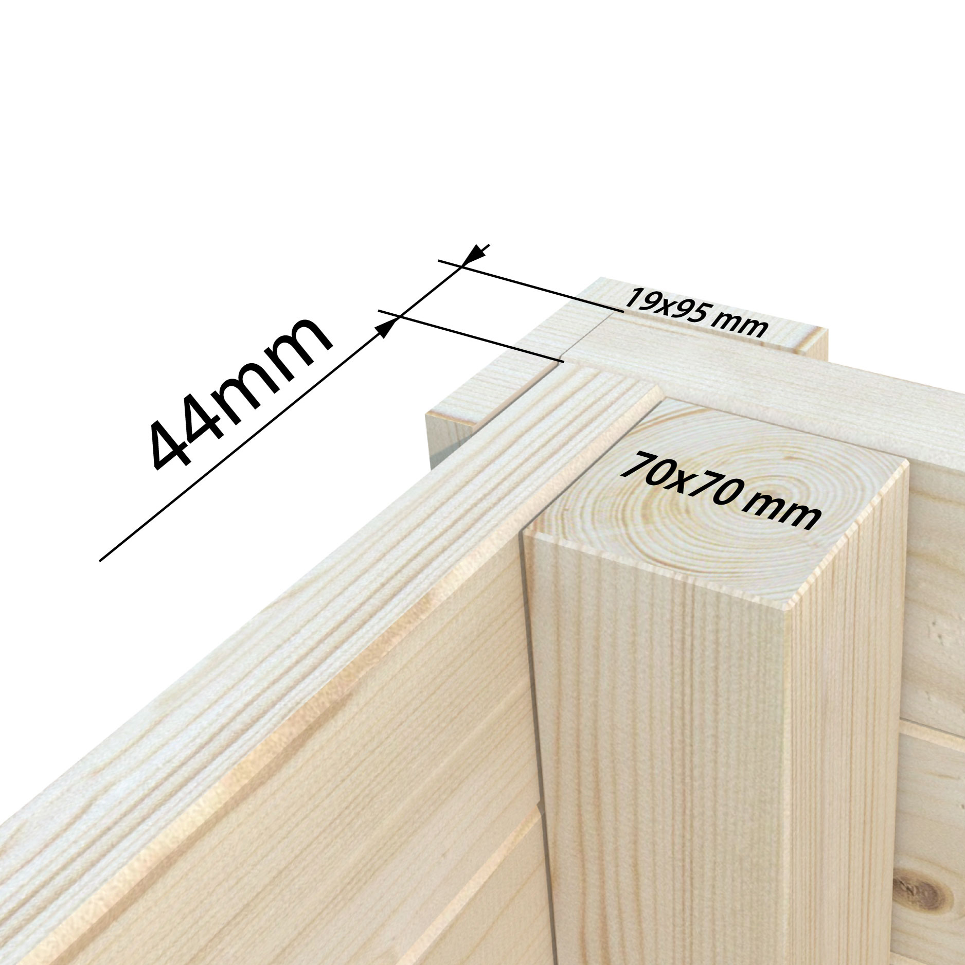 Stuga Palmako Amanda 26,2 m2