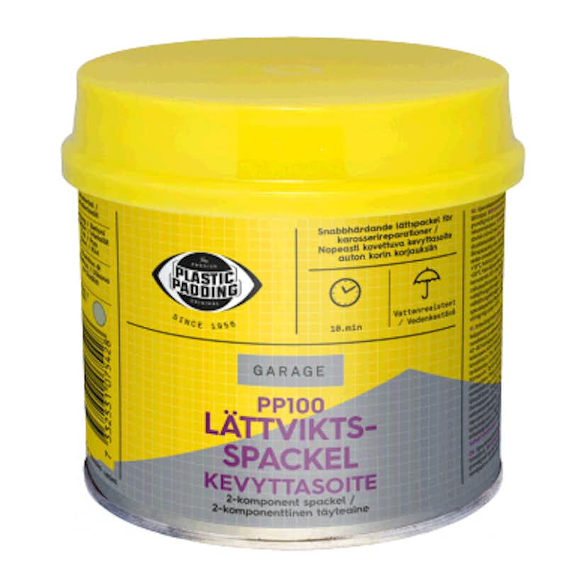 Spackel Plastic Padding 100 Lättviktsspackel 180ml Volym 0,46