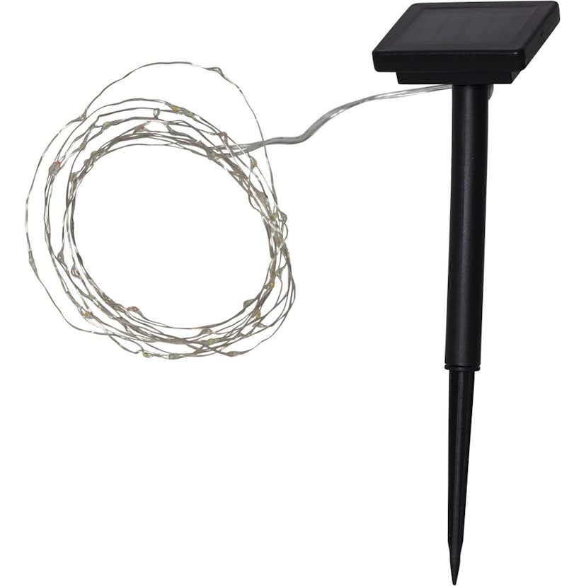 Solcells-ljusslinga Star Trading Dew Drop Multi